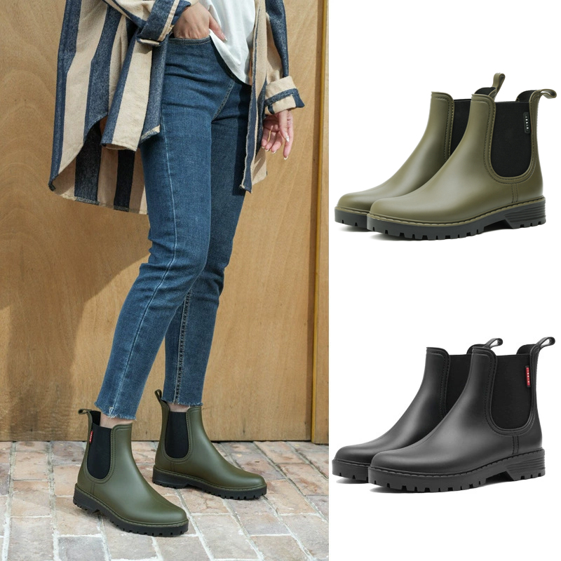 Women'S Fashion Rain Boots - Fashionable Women's Short Non-Slip Rain Boots