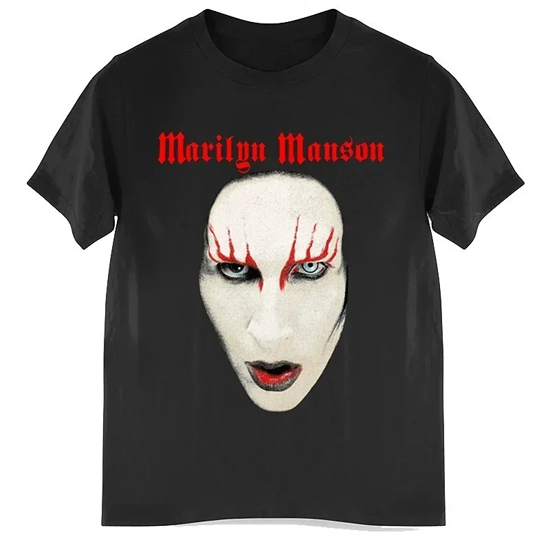 Women'S Fashion From The 90S - Close-Up Adult T-Shirt Marilyn Manson Summer