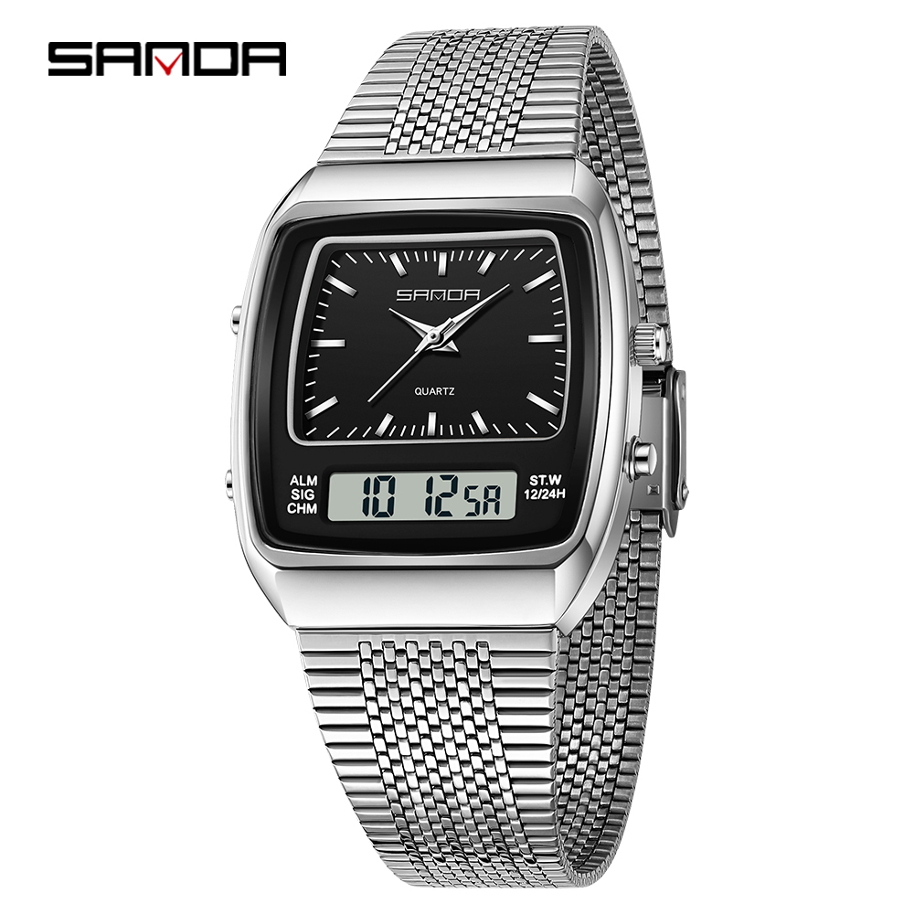 Women Fashion Zone - SANDA 3393 Fashion Electronic Quartz Watch