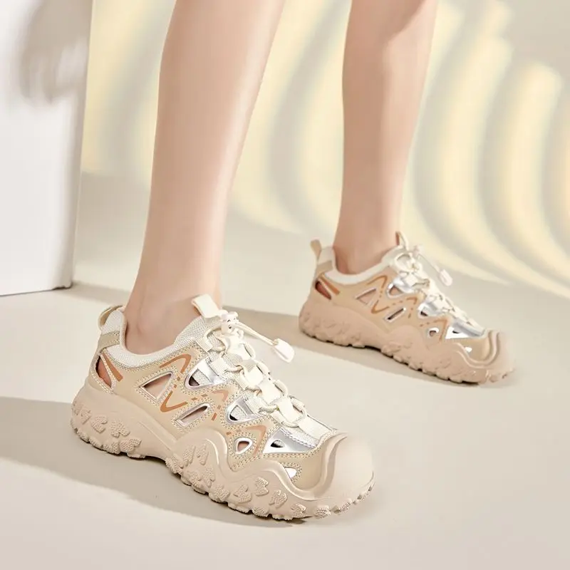 Women'S Fashion Trends Summer 2025 - Hollow Women's Sports Shoes Stylish 39