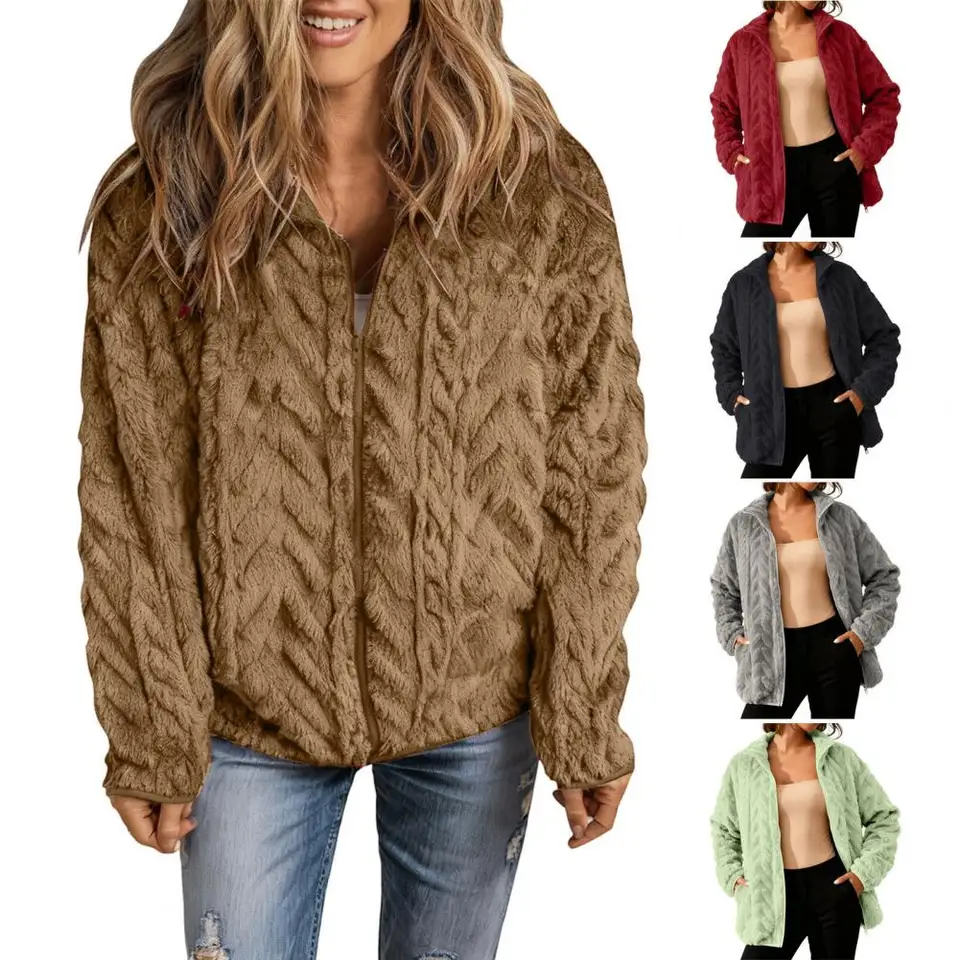 Sherpa Coat Women - Winter Coat Women Winter Fleece for