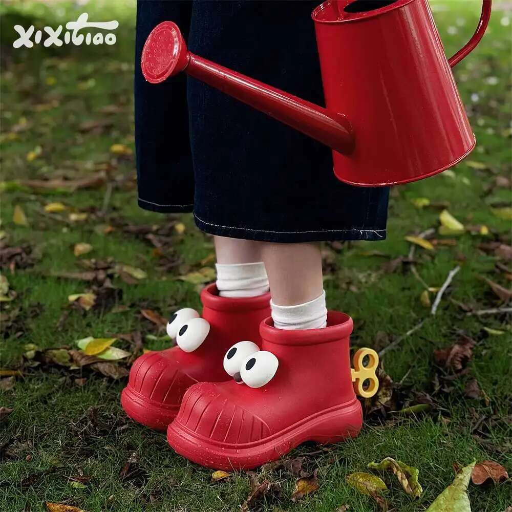 Women'S Fashion Rain Boots - Women Rain Boots Round Toe Big