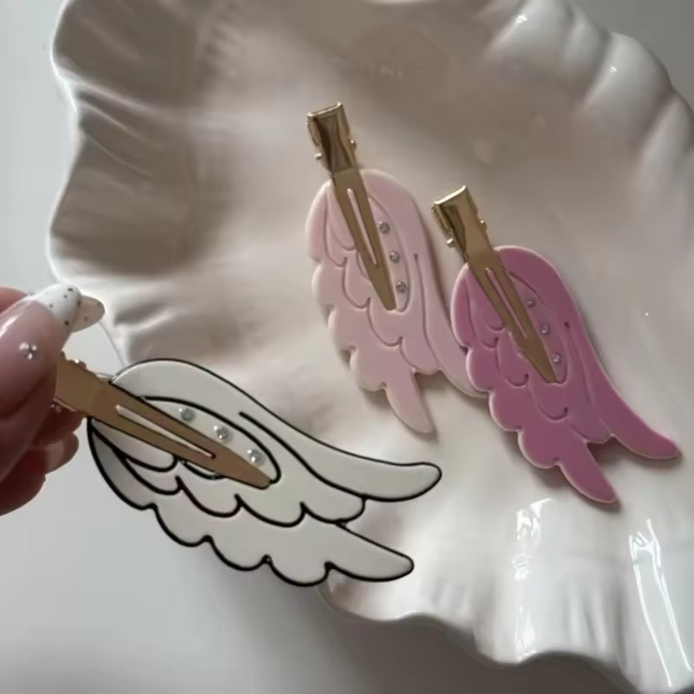 Cute Wings Hair clip Fun Hairp - Women Fashion Fun 评论和价格