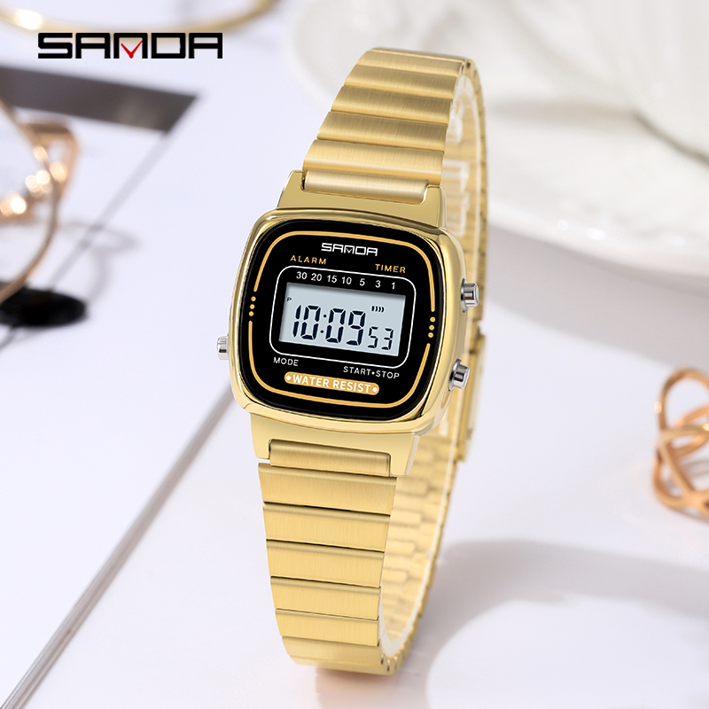 SANDA 6053 Electronic Watch Fa - Women Fashion Zone 评论和价格