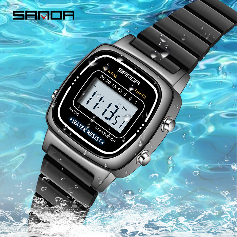 SANDA 6053 Electronic Watch Fa - Women Fashion Zone 评论和价格