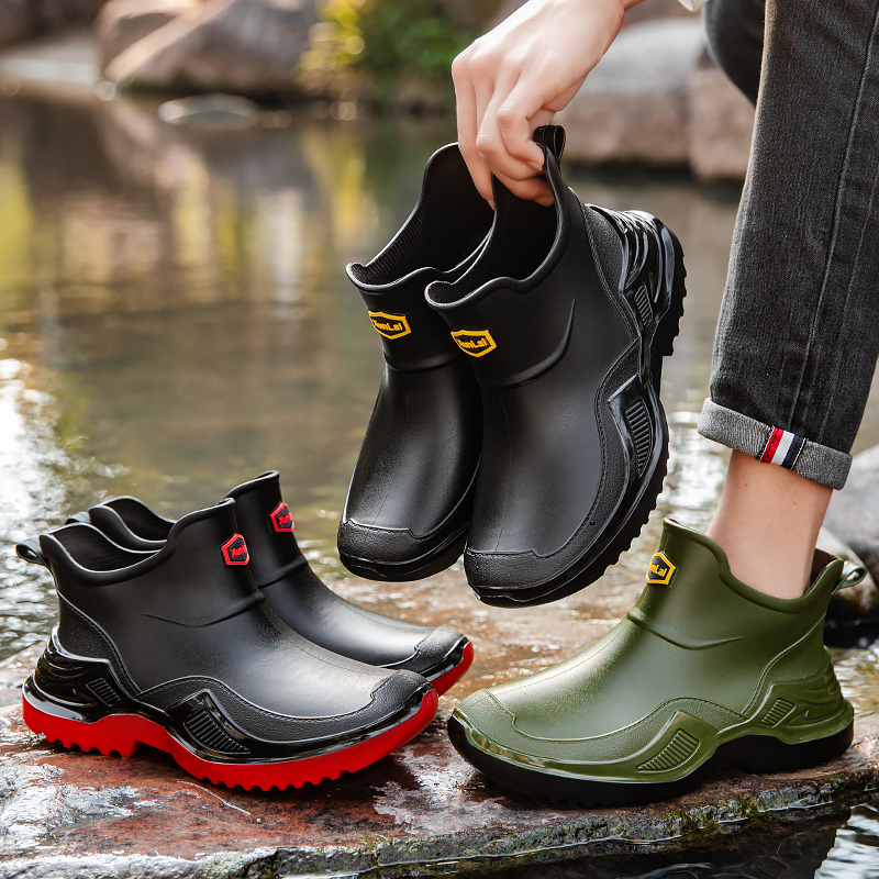 Fashionable short rain boots f - Women'S Fashion Rain Boots 评论和价格