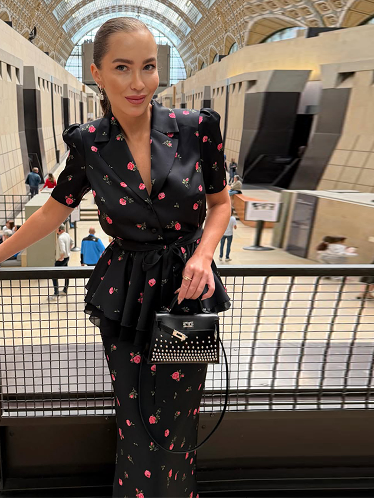 Floral Blazer Coat Skirt Sets  - Women'S Fashion Trends Spring 2026 评论和价格