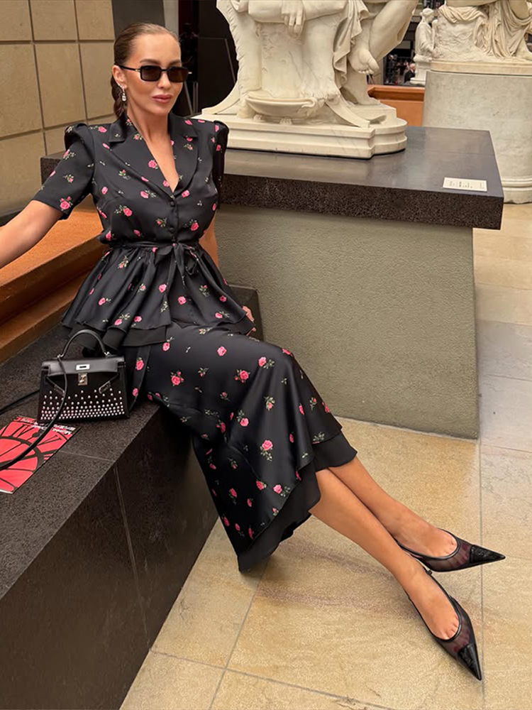 Floral Blazer Coat Skirt Sets  - Women'S Fashion Trends Spring 2026 评论和价格