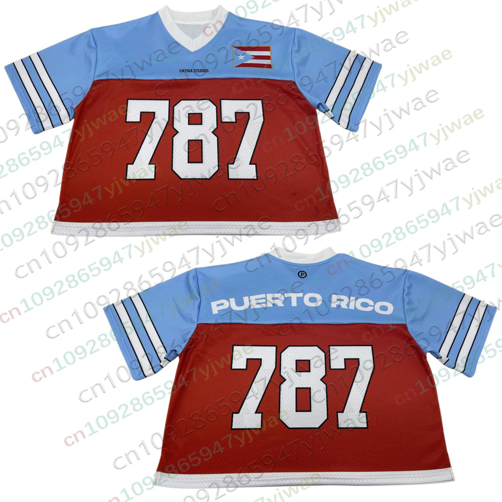 Puerto Rico Oversized Jersey P - Women'S Fashion Rugby Shirt 评论和价格