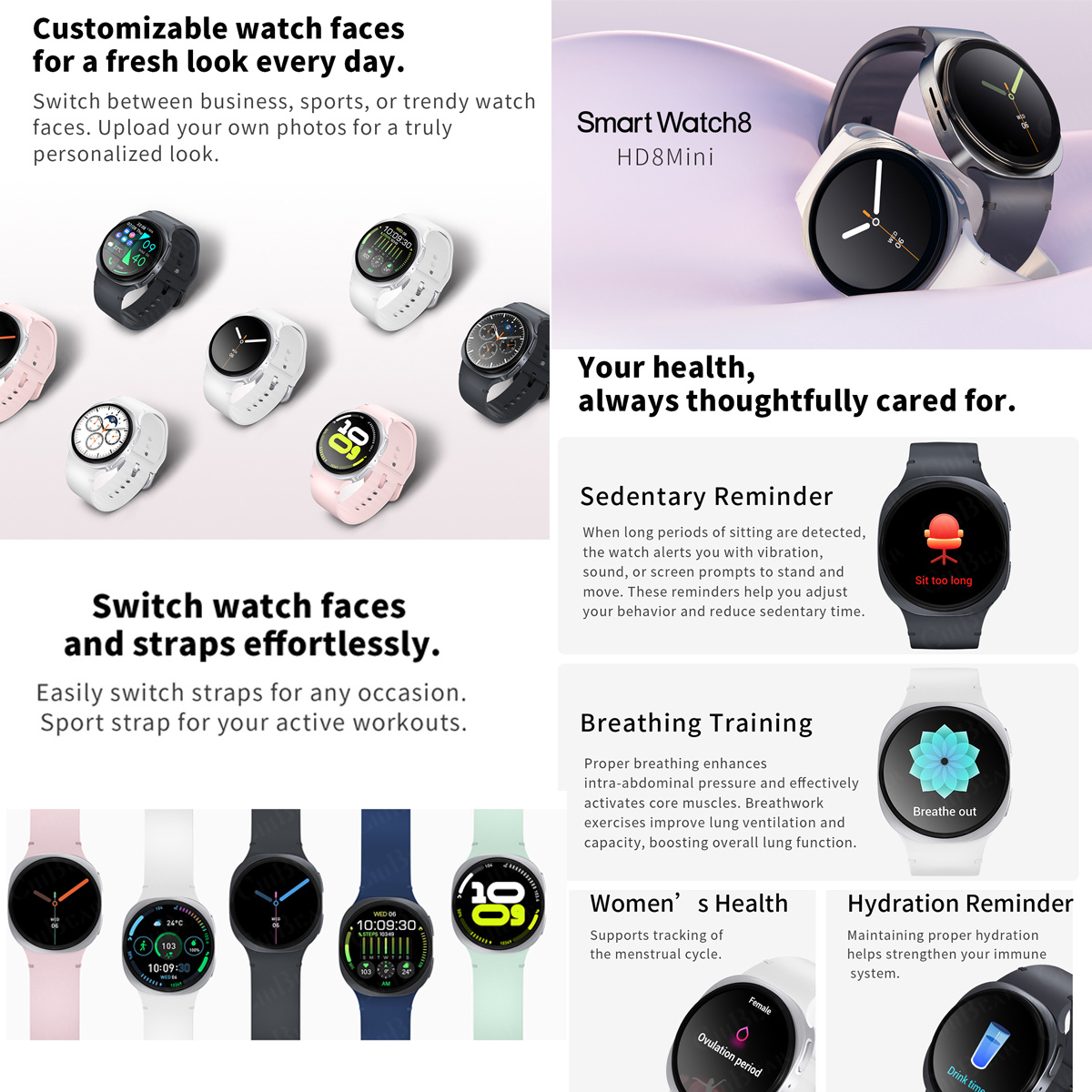 2026 New Watches 8 Mini GPS Tr - Women Fashion Zone 评论和价格