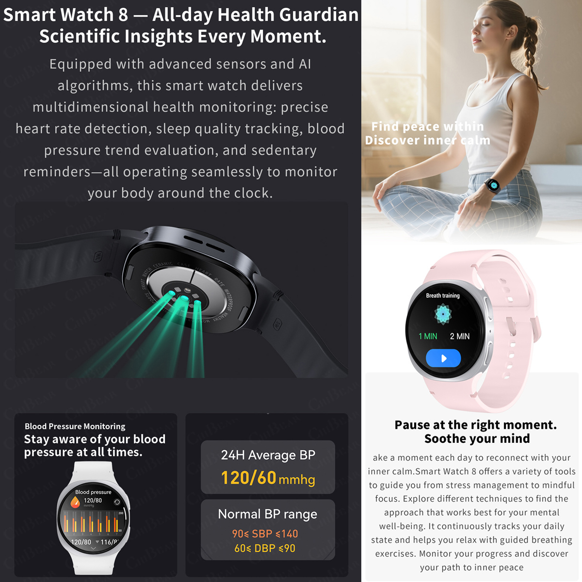 2026 New Watches 8 Mini GPS Tr - Women Fashion Zone 评论和价格