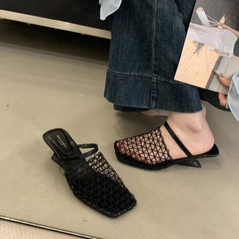 Weave Mesh Women High Heels Sa - Women'S Fashion Trends Summer 2025 评论和价格