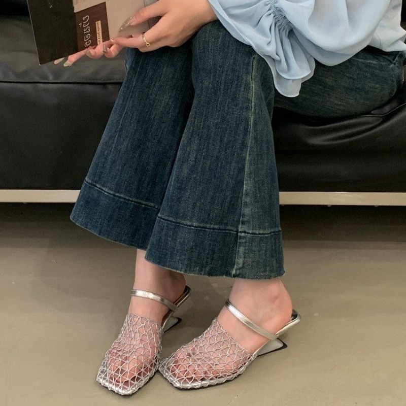 Weave Mesh Women High Heels Sa - Women'S Fashion Trends Summer 2025 评论和价格