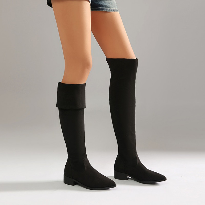 Fashion Black Thick High Heels - Women Fashion Over 40 评论和价格