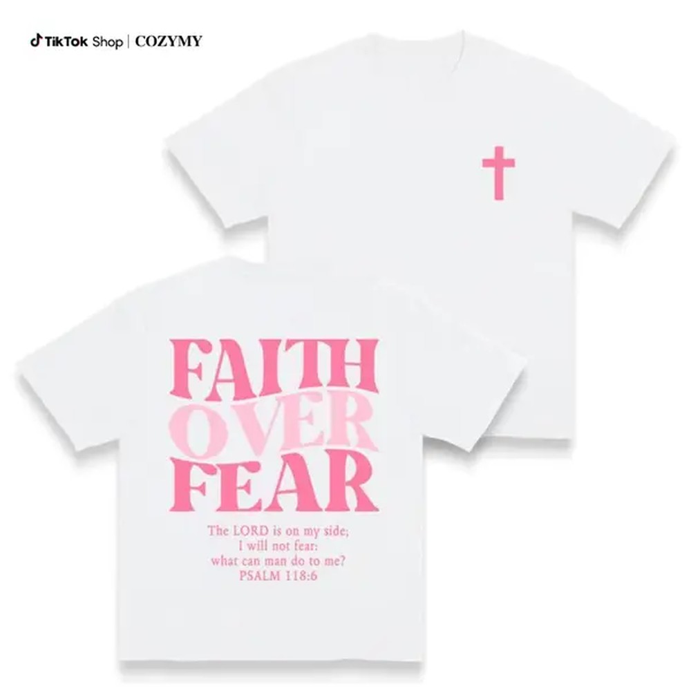 Faith Over Fear Graphic Tees - - Women'S Fashion Graphic Tees 评论和价格