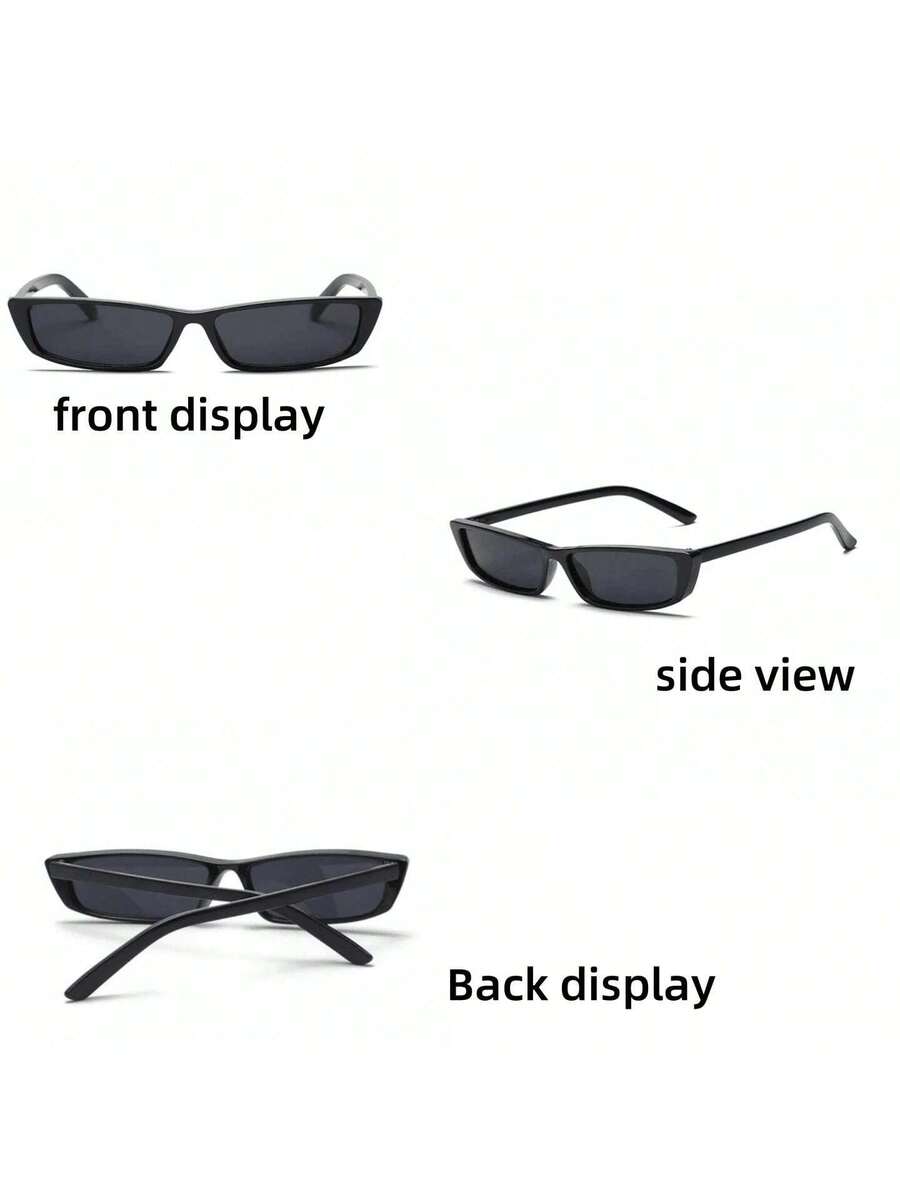 1PC Y2K Small Frame  Glasses F - Women Fashion Fun 评论和价格