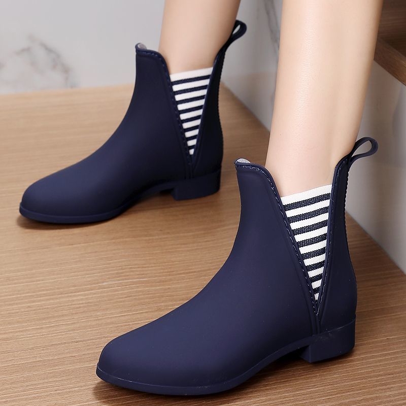 New striped rain boots for wom - Women'S Fashion Rain Boots 评论和价格