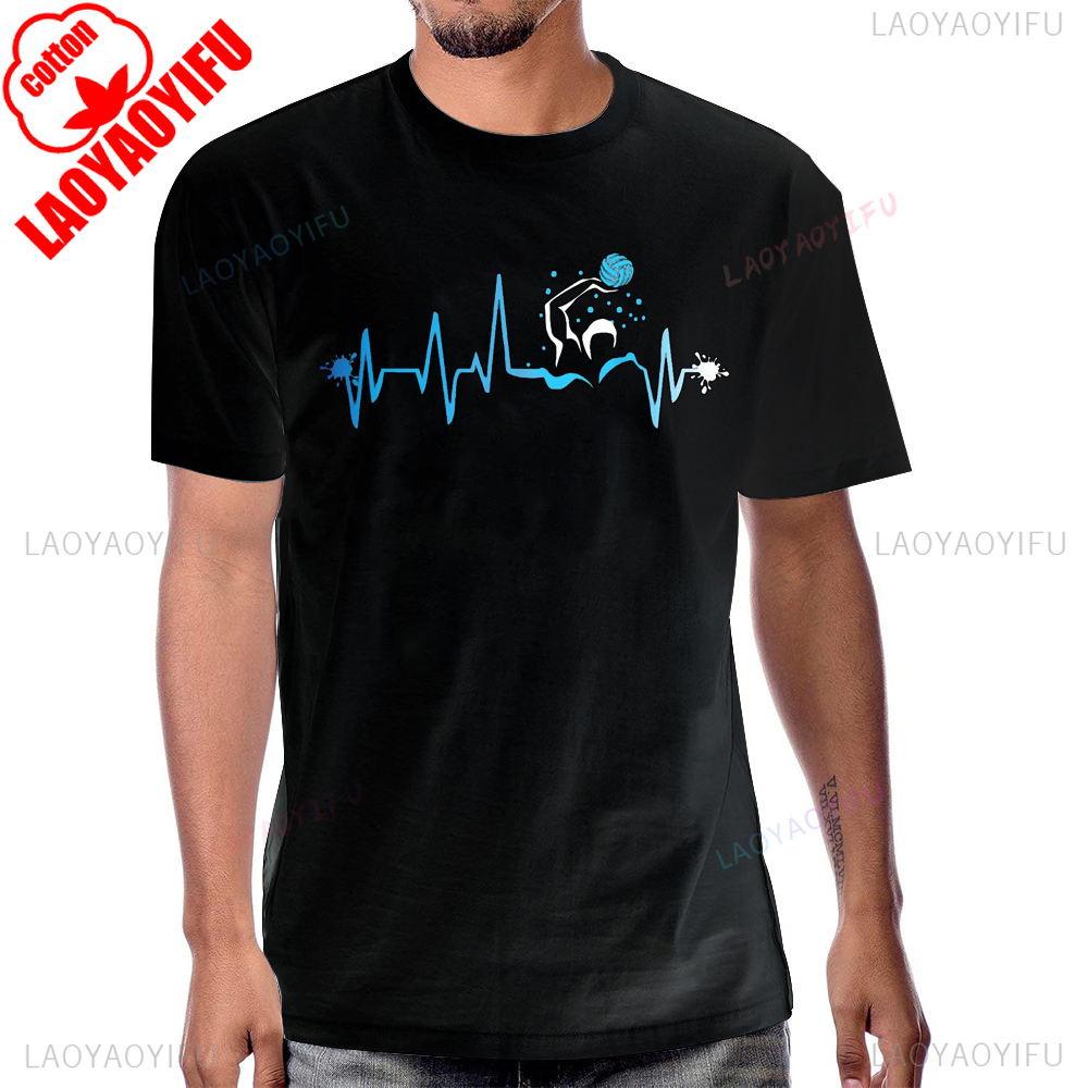Water Polo Player Heart Beat G - Women'S Fashion Graphic Tees 评论和价格