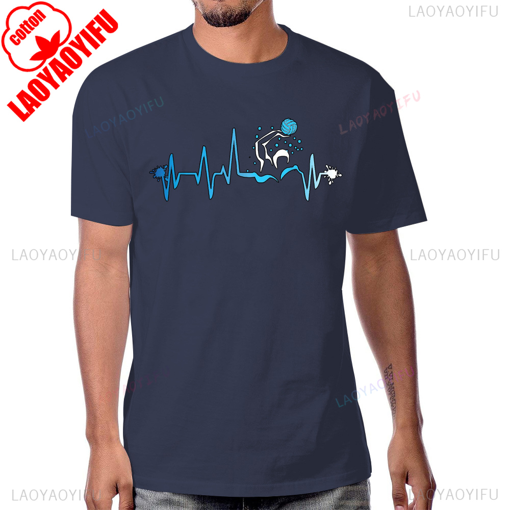 Water Polo Player Heart Beat G - Women'S Fashion Graphic Tees 评论和价格