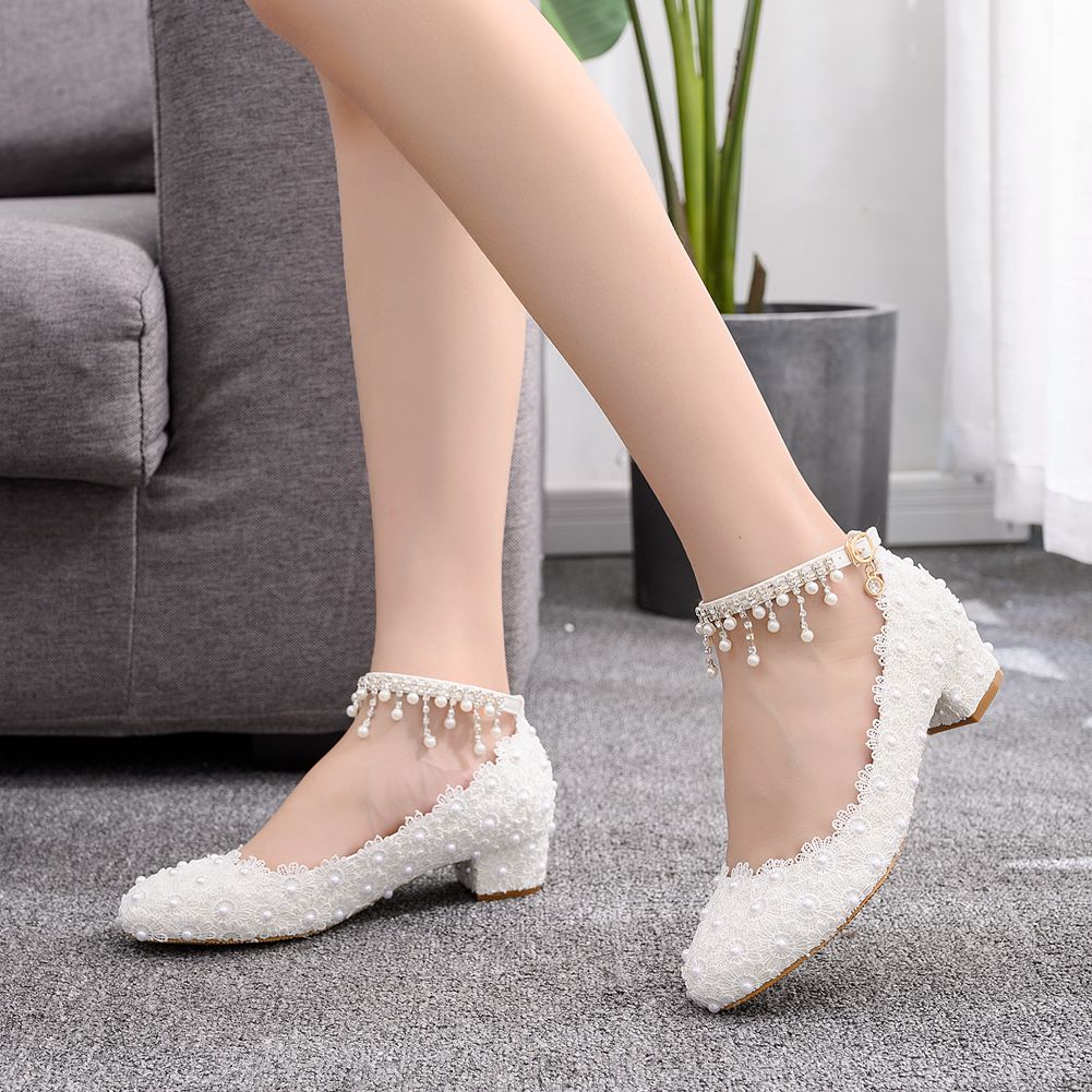 Women's Closed Toe Low Chunky  - Spaghetti Strap Dress 评论和价格
