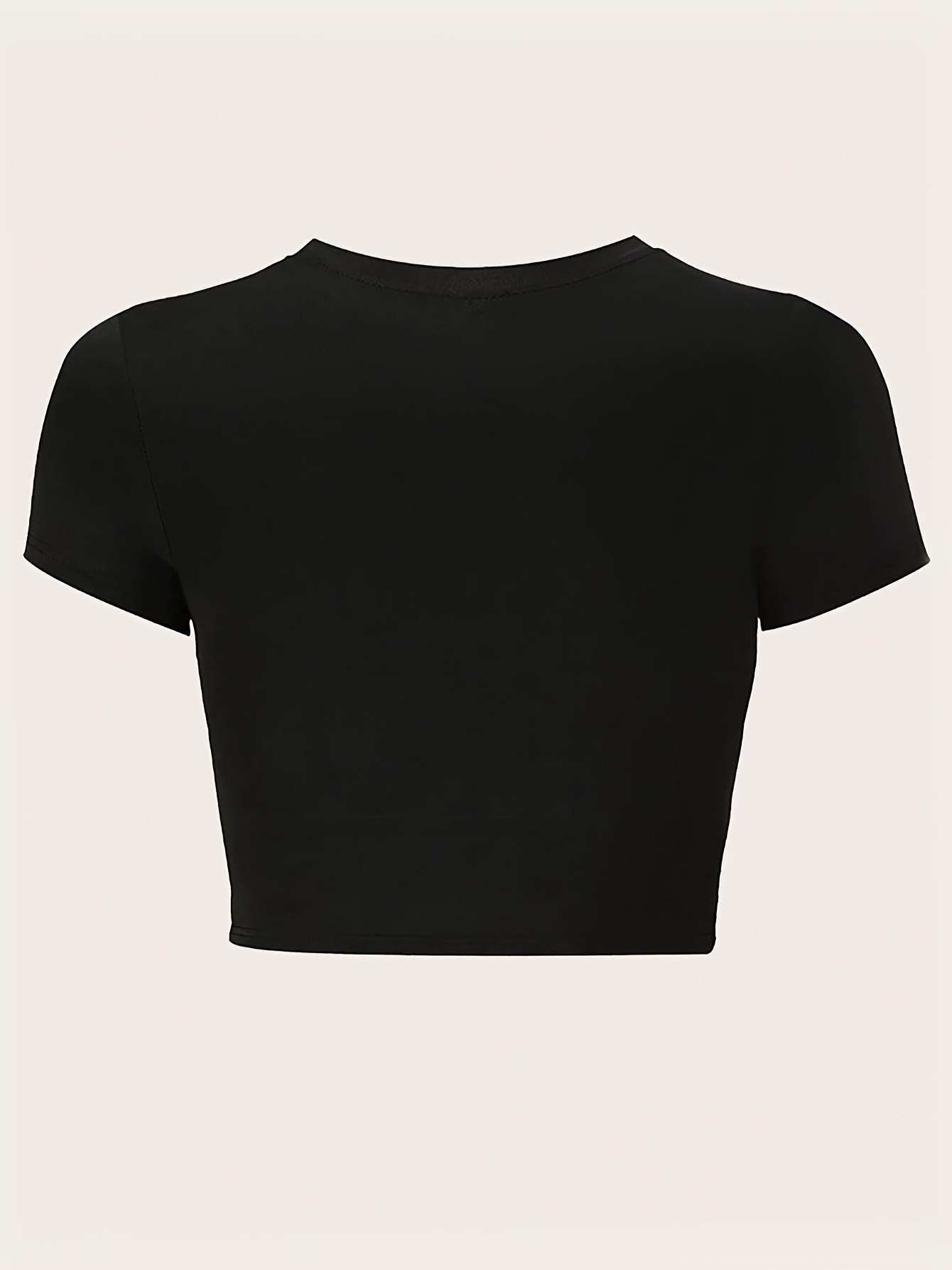 Letter Print Short Sleeve Roun - Women'S Fashion From The 90S 评论和价格