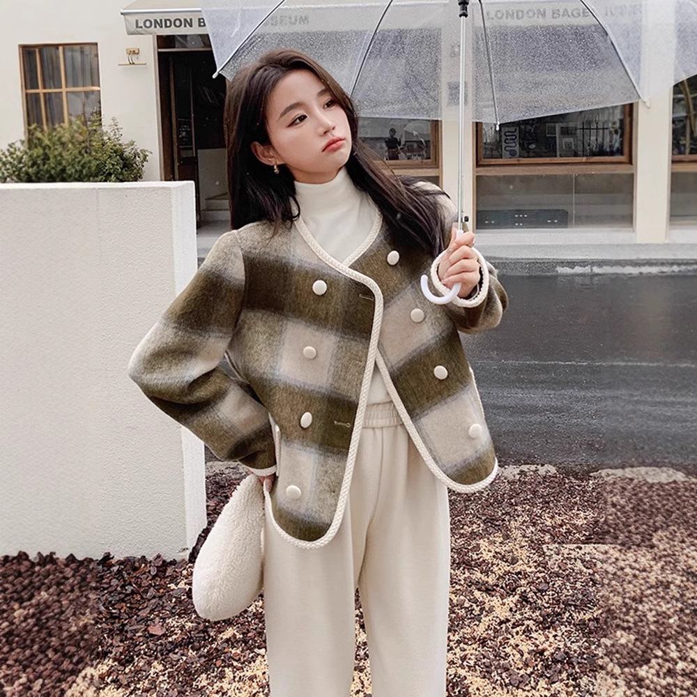 Tweed Jacket Blue Womens Winte - Sherpa Coat Women 评论和价格