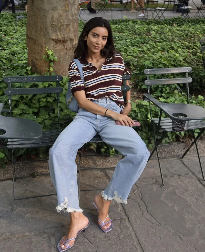 Women's Striped Relaxed Rugby  - Women'S Fashion Rugby Shirt 评论和价格