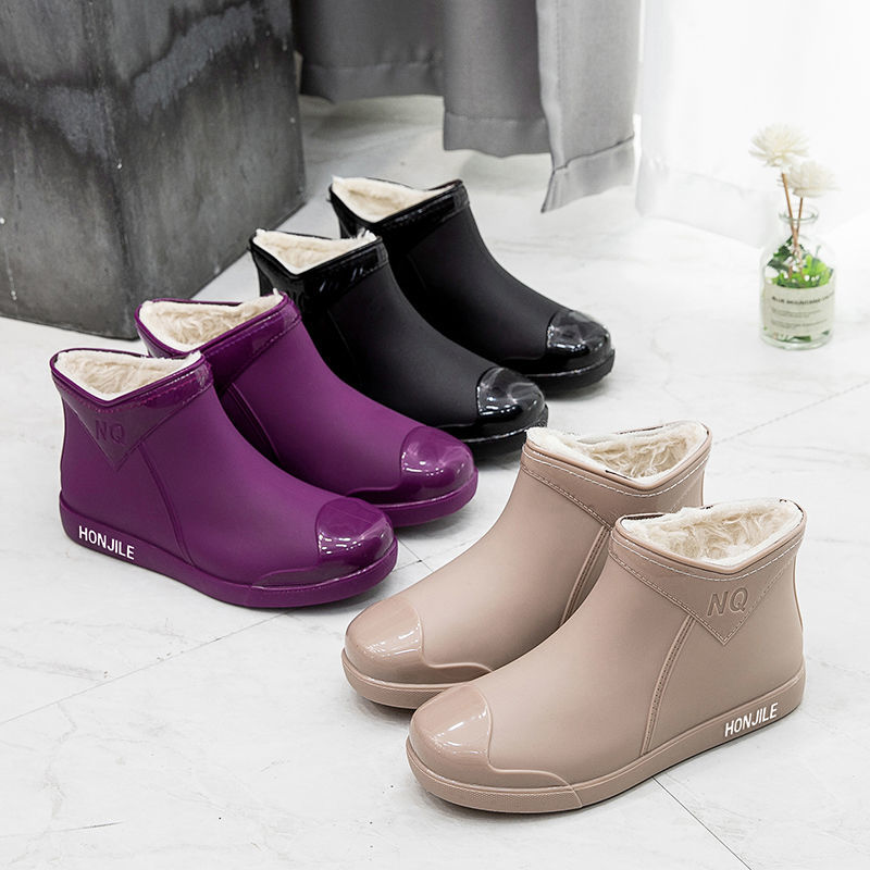New Rain Rubber Boots Ladies F - Women'S Fashion Rain Boots 评论和价格