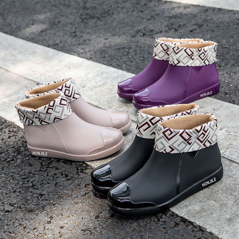 New Rain Rubber Boots Ladies F - Women'S Fashion Rain Boots 评论和价格