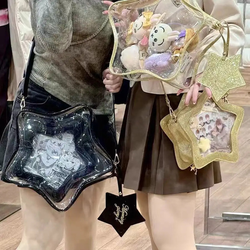 Y2K Cute Bling Star Ita Crossb - Women Fashion Fun 评论和价格