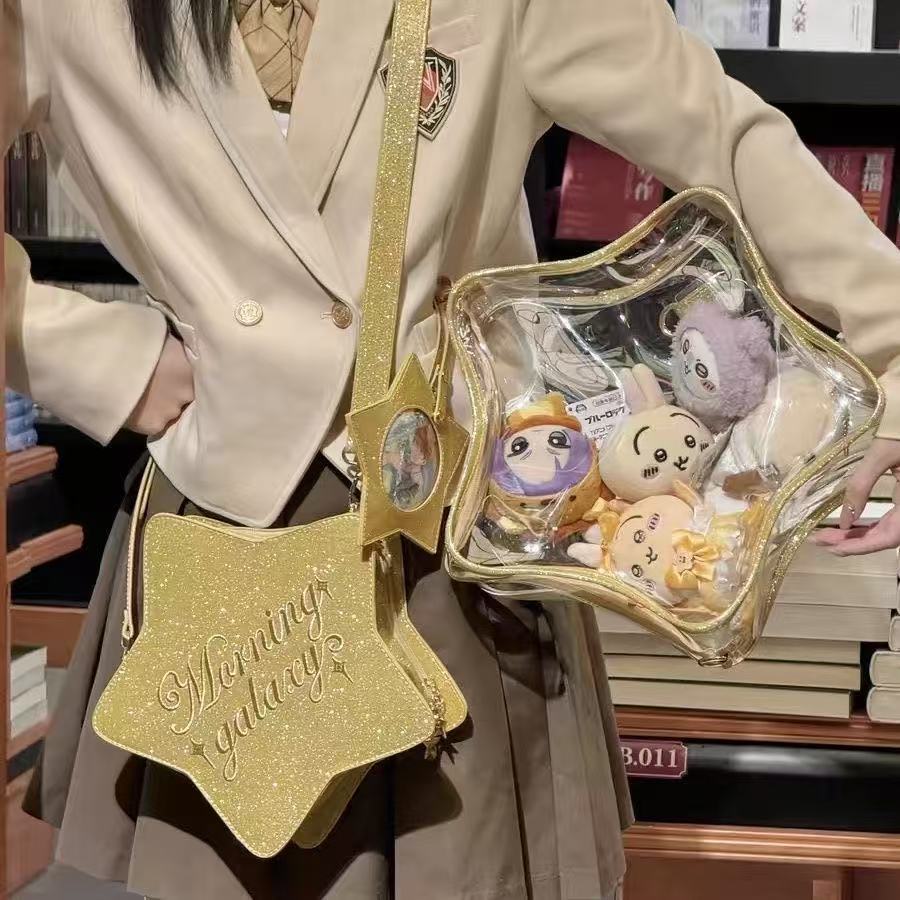 Y2K Cute Bling Star Ita Crossb - Women Fashion Fun 评论和价格