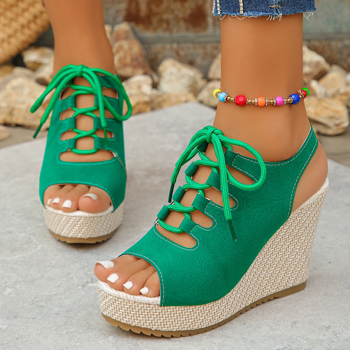 Summer Women Wedges Sandals Tr - Women'S Fashion Trends Summer 2025 评论和价格