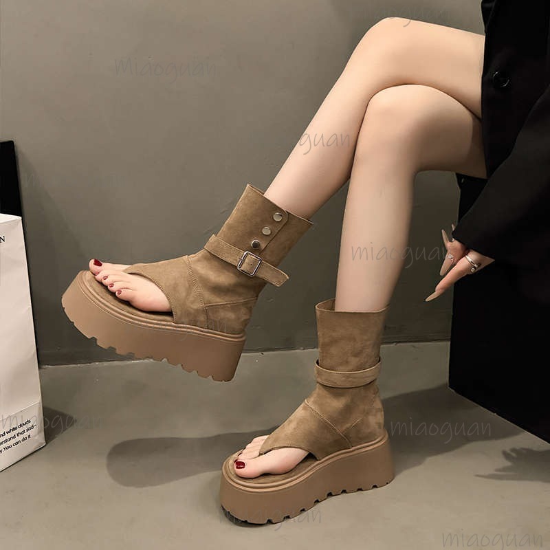 Khaki/Black Fashion Platform B - Women'S Fashion Trends Spring 2026 评论和价格