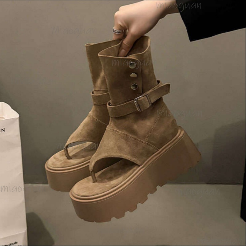 Khaki/Black Fashion Platform B - Women'S Fashion Trends Spring 2026 评论和价格