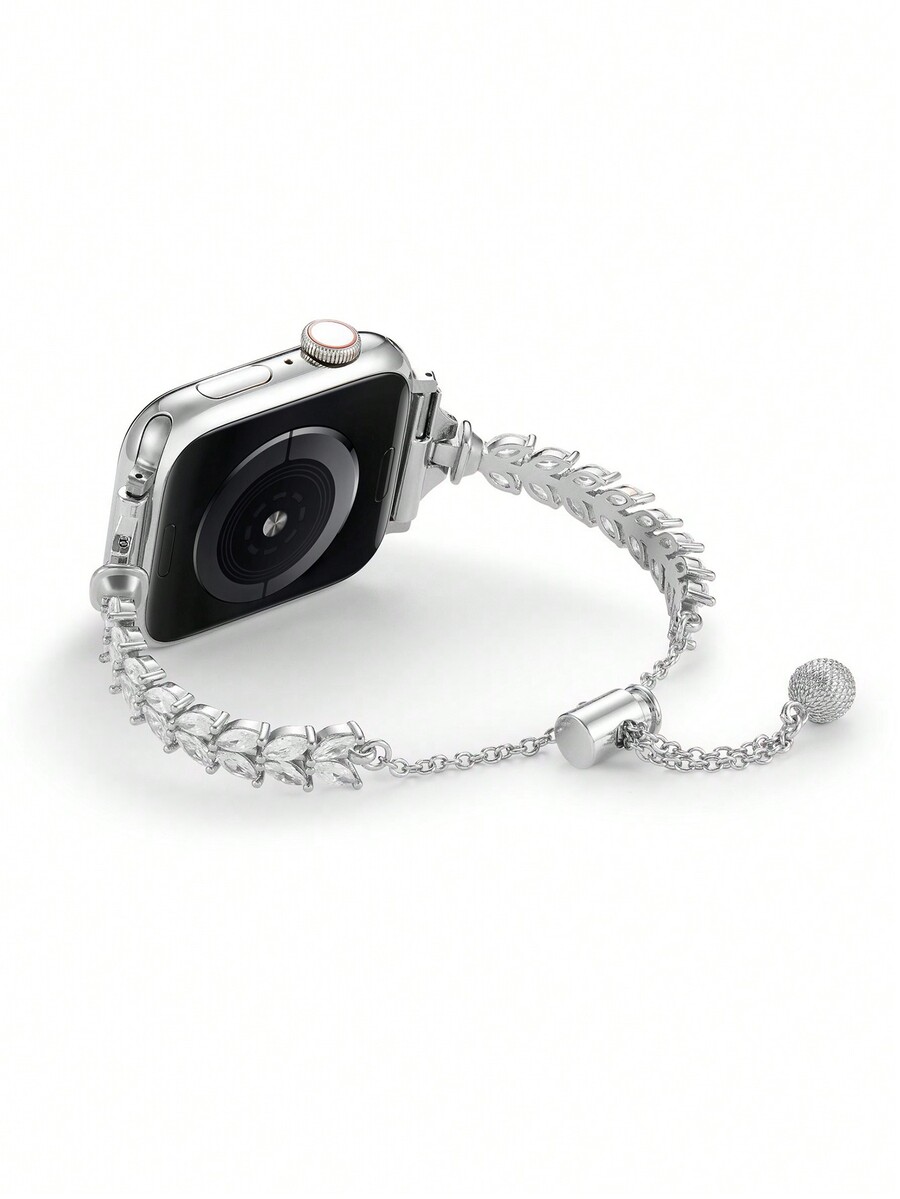 1pc Leaf Rhinestone Bracelet B - Women Fashion Over 40 评论和价格