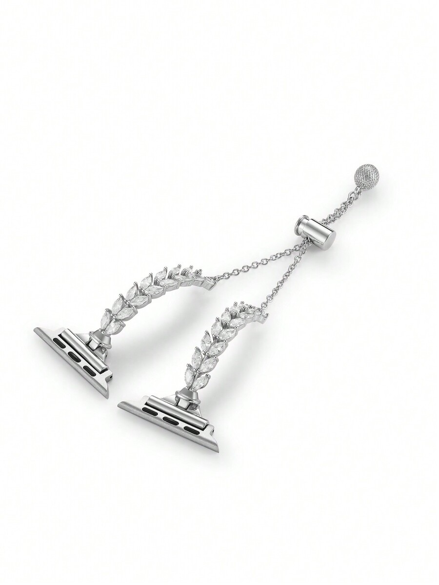 1pc Leaf Rhinestone Bracelet B - Women Fashion Over 40 评论和价格