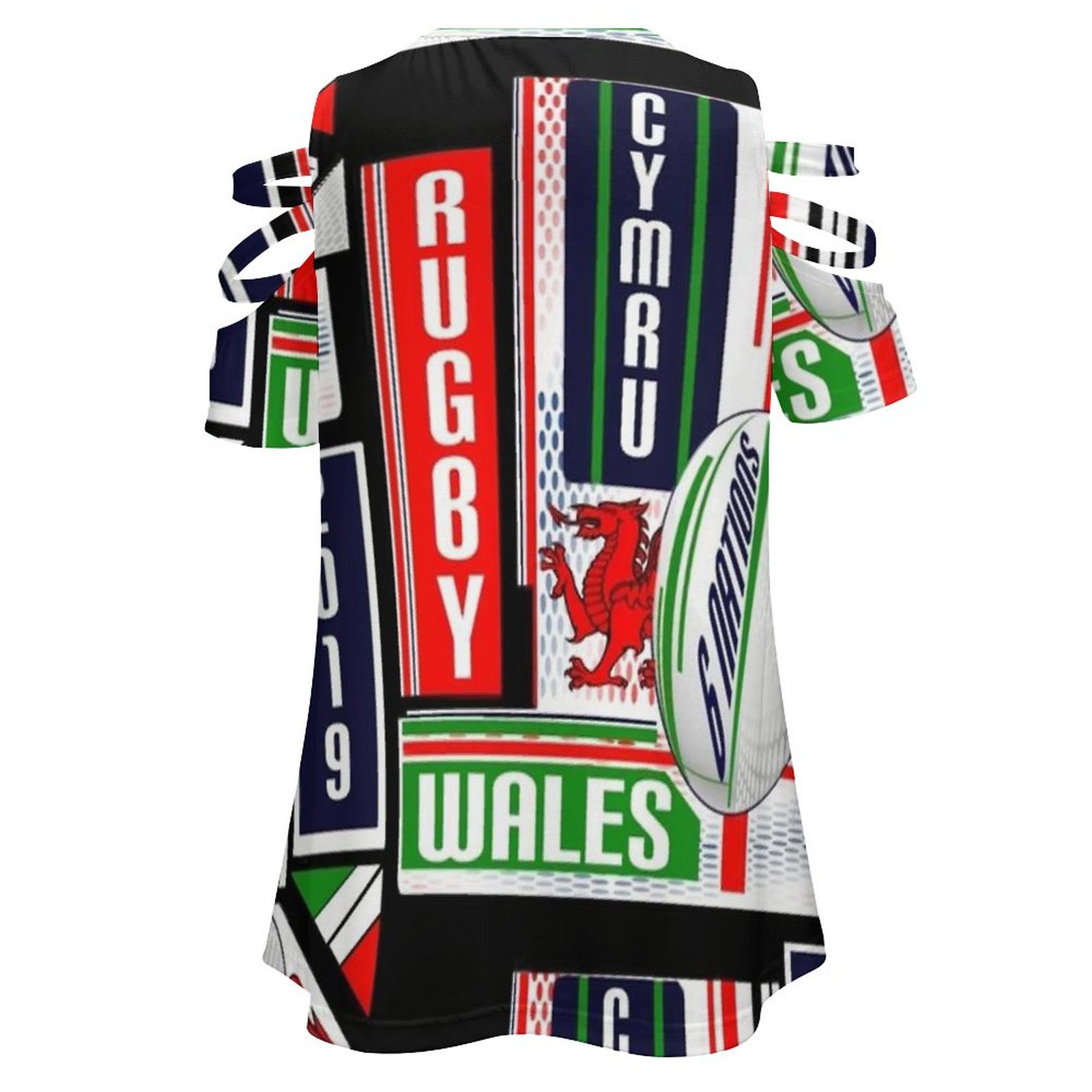 Cymru Welsh Wales Rugby Team D - Women'S Fashion Rugby Shirt 评论和价格