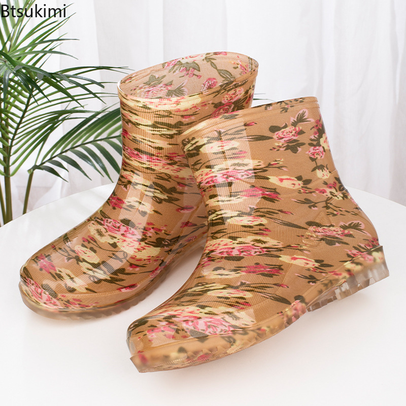 Fashion Women's Waterproof Rai - Women'S Fashion Rain Boots 评论和价格
