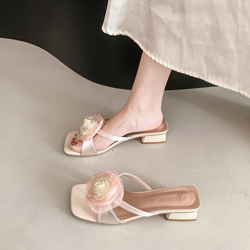 Flower Women High Heels Sandal - Women'S Fashion Trends Summer 2025 评论和价格