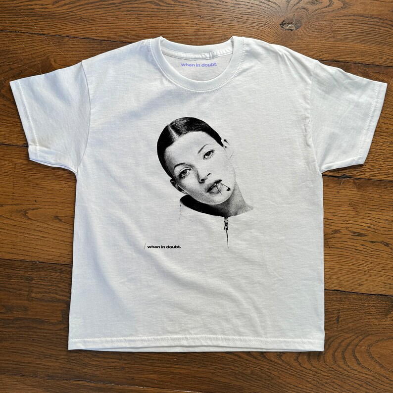 Kate Moss Graphic T-shirt Wome - Women'S Fashion From The 90S 评论和价格