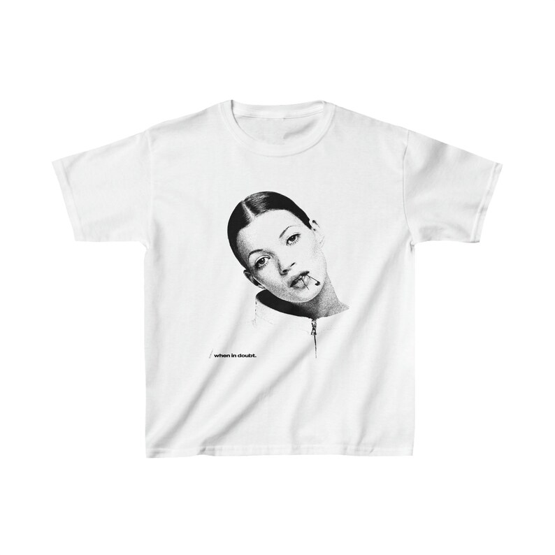 Kate Moss Graphic T-shirt Wome - Women'S Fashion From The 90S 评论和价格