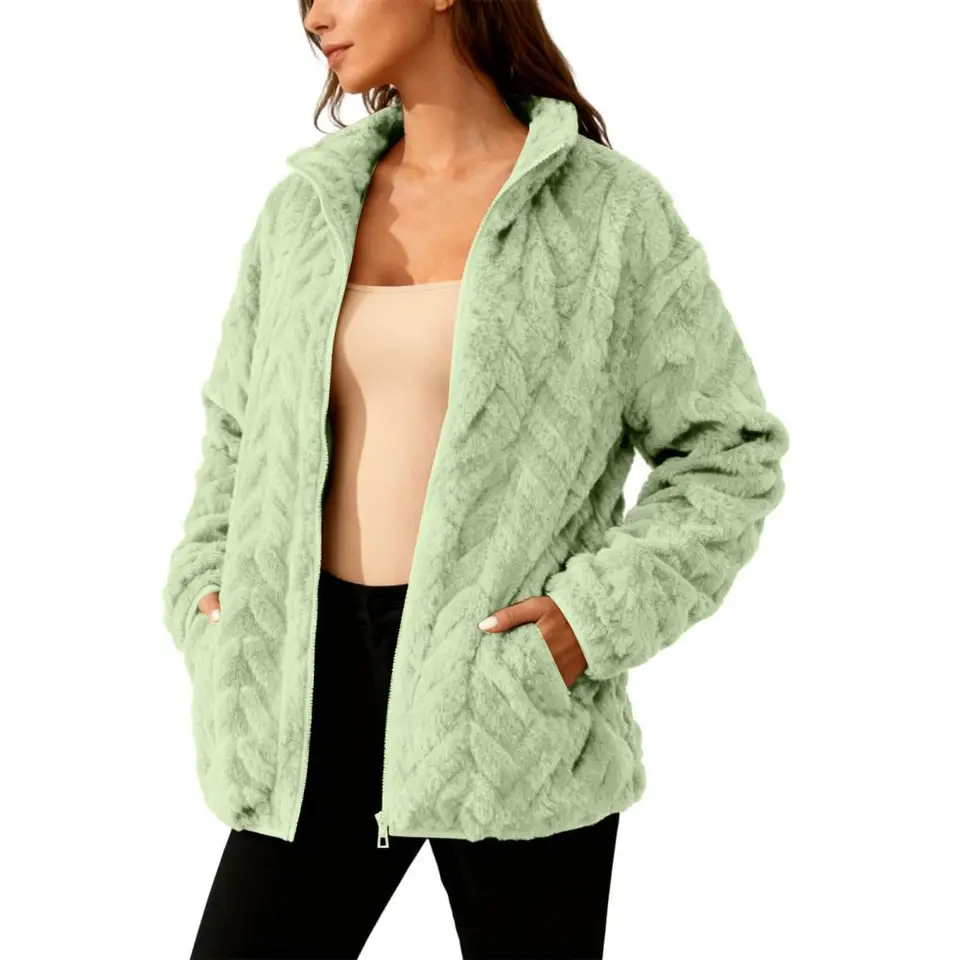Winter Coat Women Winter Fleec - Sherpa Coat Women 评论和价格
