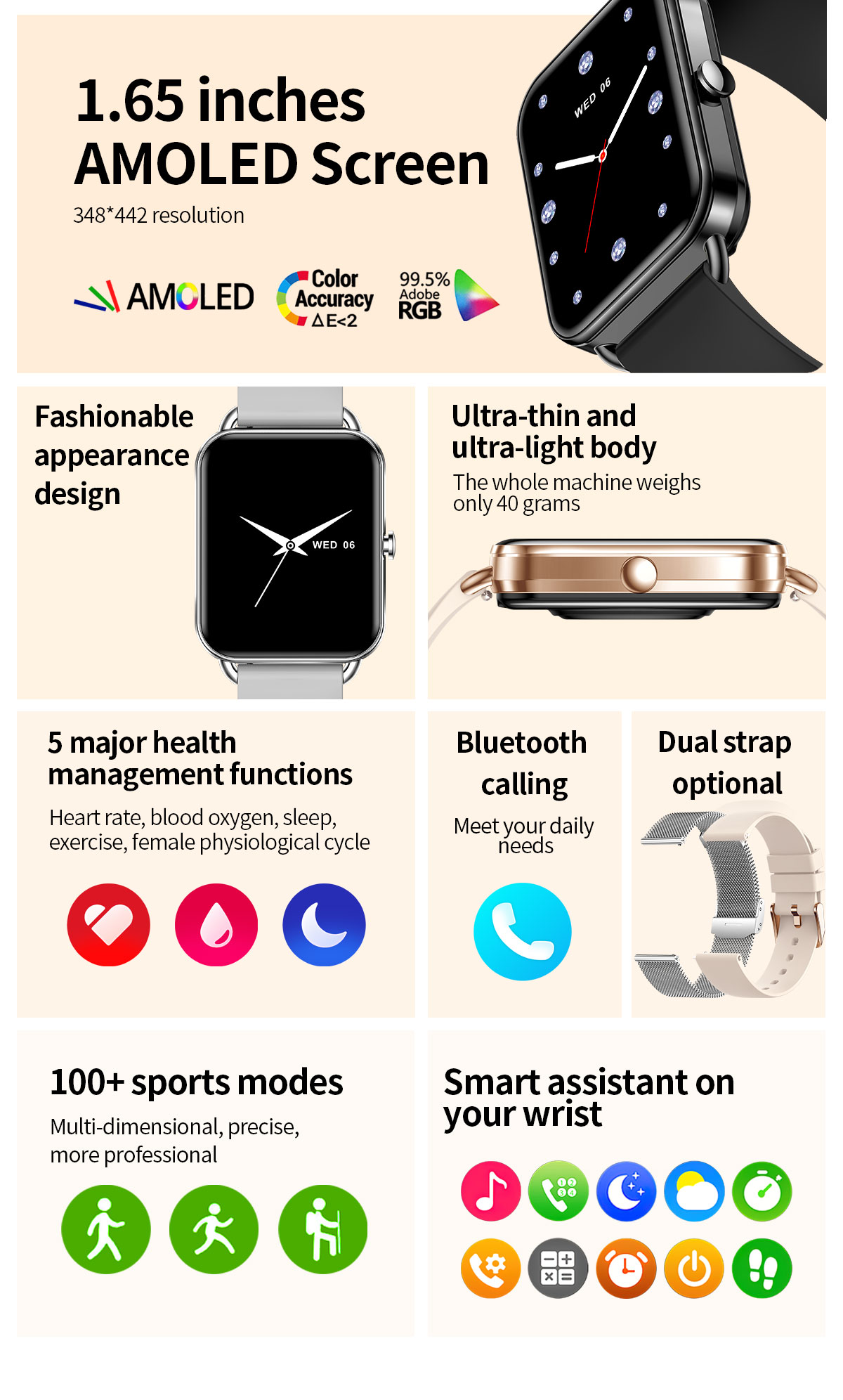 2024 Smart Watch Android Phone - Women Fashion Zone 评论和价格