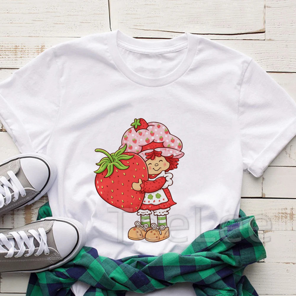 Vintage Strawberry Tshirt Wome - Women'S Fashion From The 90S 评论和价格