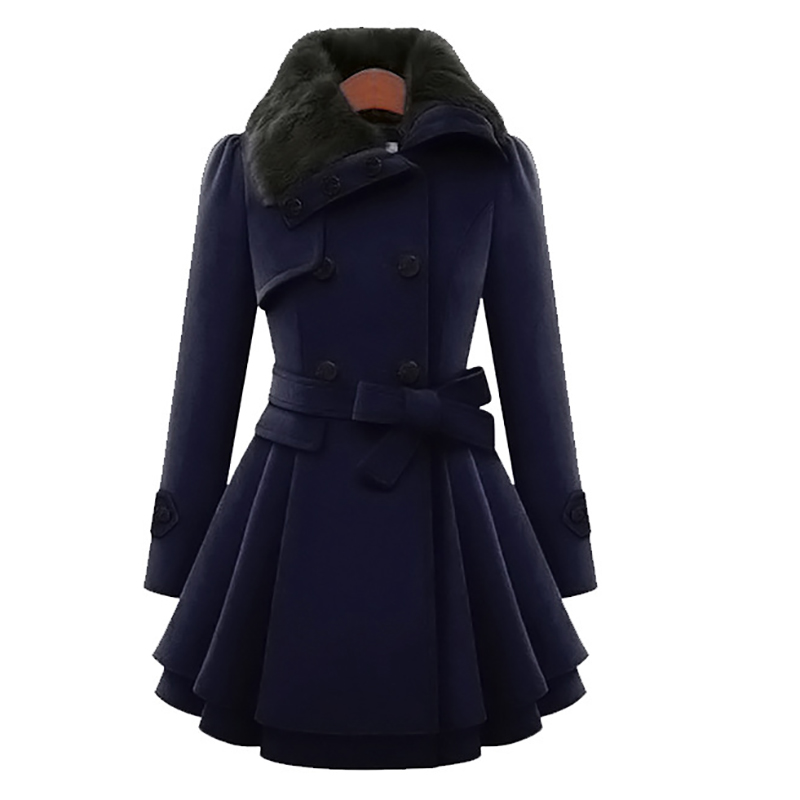 Winter Slim Long Wool Sherpa C - Sherpa Coat Women 评论和价格